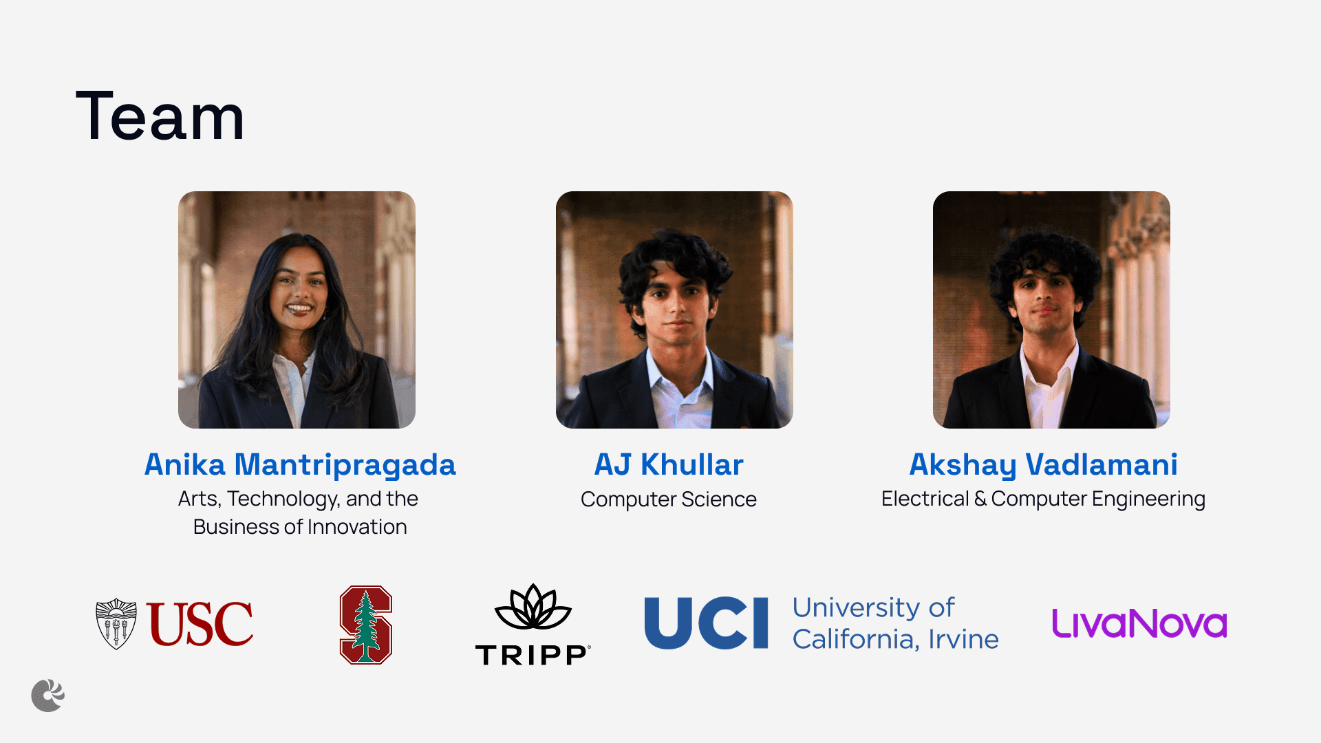demo day slide — the kairo team